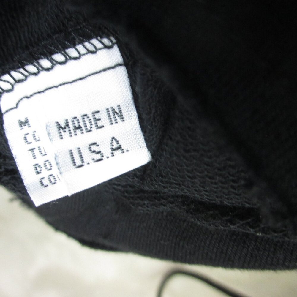 NWT Planet by Lauren G Top Women Black Size 1 Cotton Vegan Leather Trim USA - Picture 6 of 9